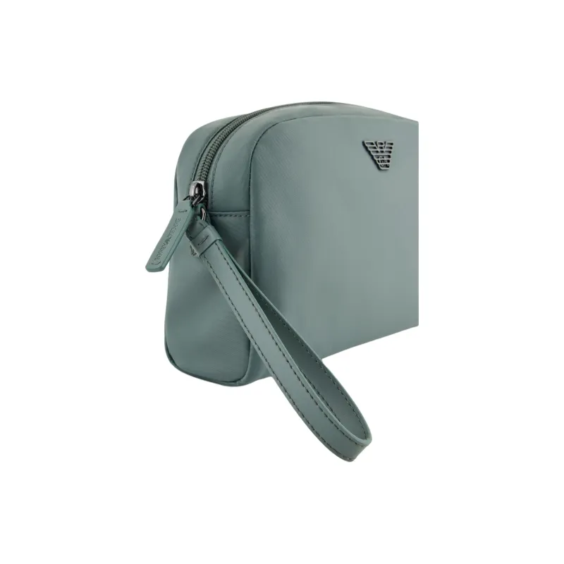 EMPORIO ARMANI Polyamide Clutch Men's Amber Green-2