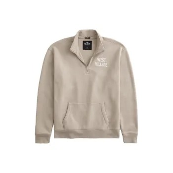 Hollister Sweatshirts Men Light Brown