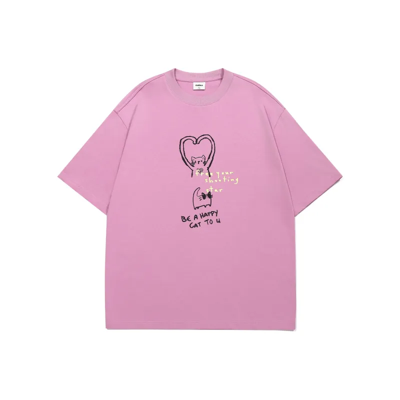 Guuka T Shirt Unisex Smoke Pink Orchid-0
