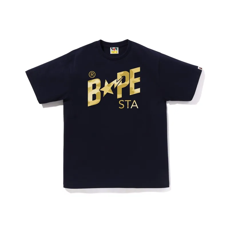 Bape Reflection Camo Bapesta Tee Tee-4