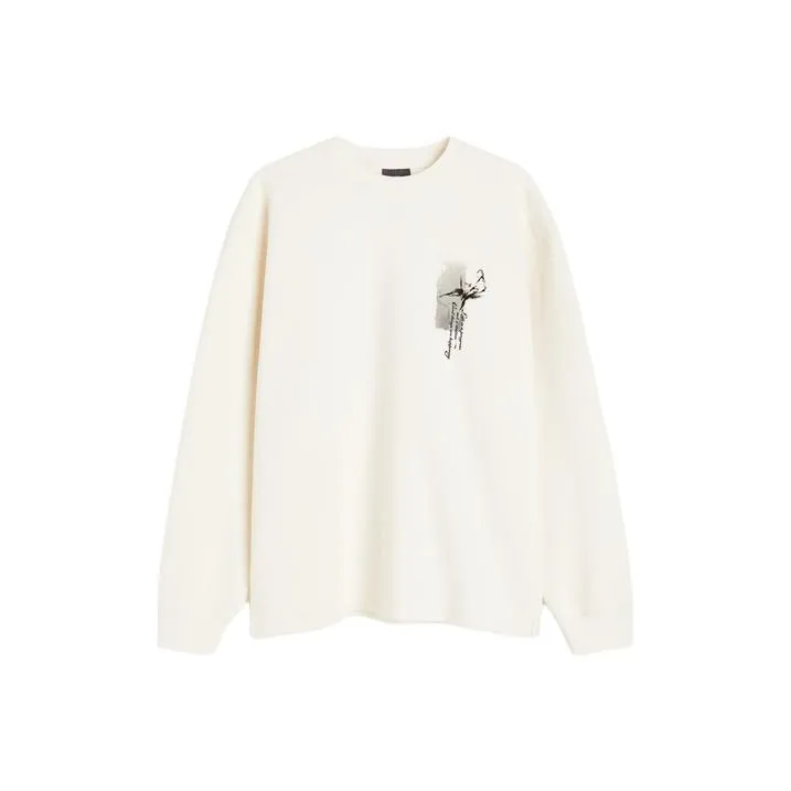 H&M Sweatshirt Men's Light Beige-0