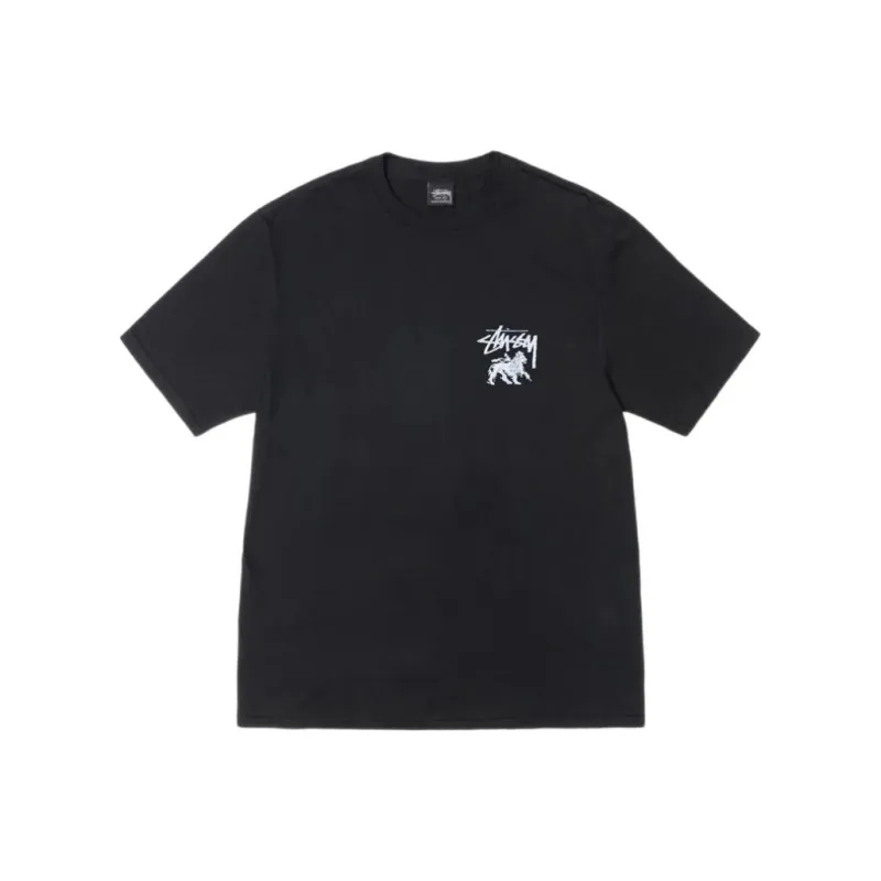 Stussy Pigment Dyed Rasta Lion Tee-0