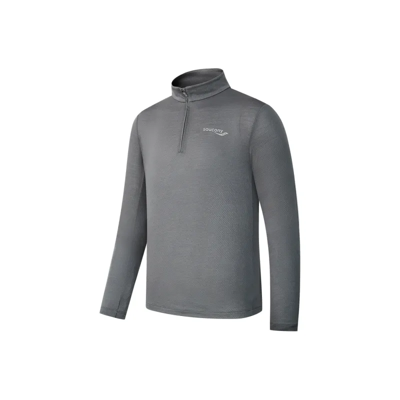 Saucony T Shirt Men's Heather Gray-0