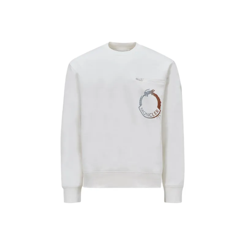 Moncler SS24 Sweatshirt Men's White-0
