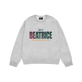 PAULASARA Crewneck Sweatshirt Unisex Oat Gray