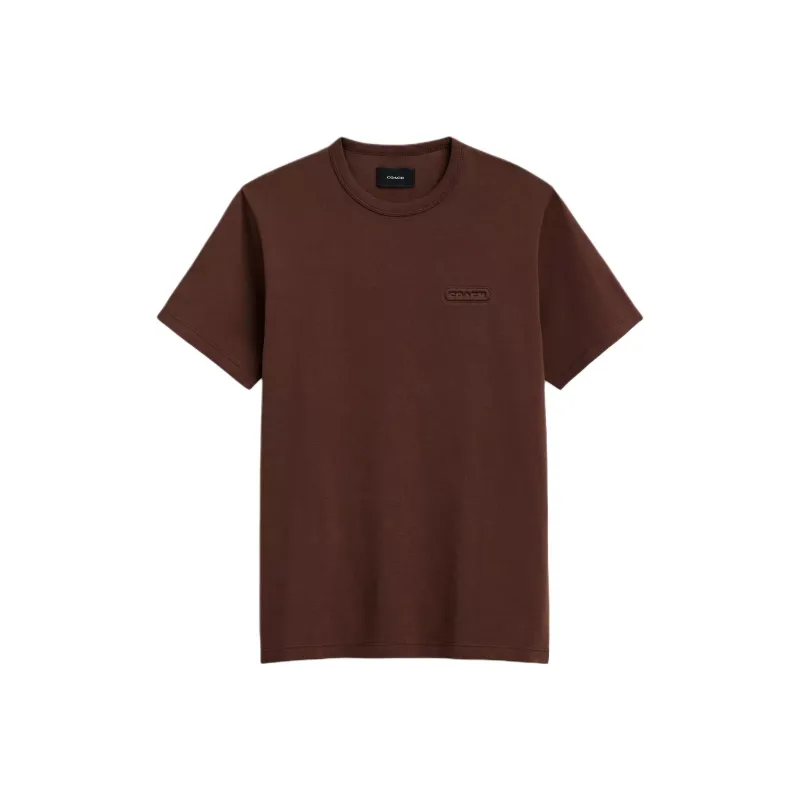 COACH T Shirts Unisex Brown-0
