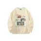 Apricot[Regular Crew Neck Sweatshirt]