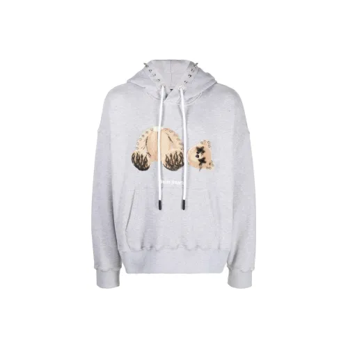 PALM ANGELS Garment Dye Palm Graffiti Flames Sweatshirt