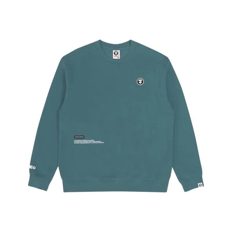 Aape Logo patch Crew Neck Sweatshirt-4