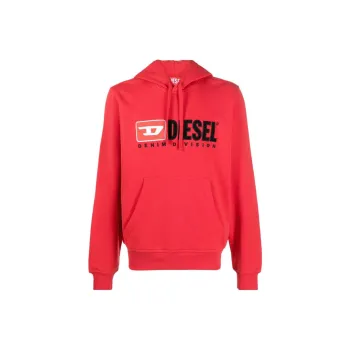 DIESEL Logo patch Cotton blend Hoodie