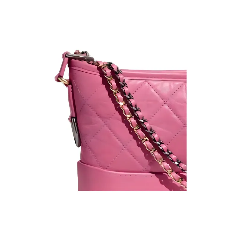 CHANEL Gabrielle Calfskin Hobo Bag, Handbag, Shoulder Bag, Crossbody Bag Medium Size Women's Pink-2