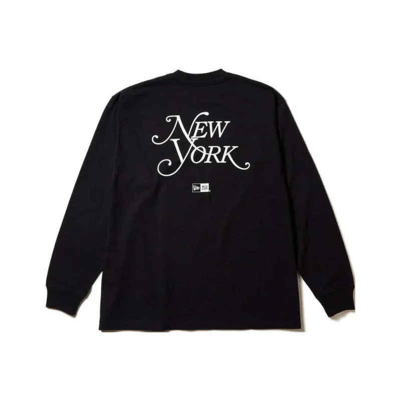 New Era New York Magazine Collaboration T Shirts Unisex Black-0