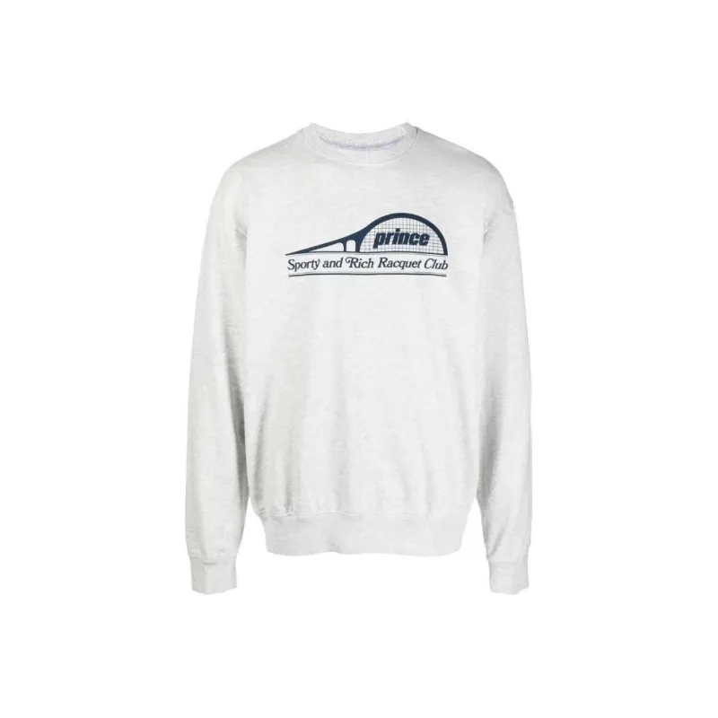 SPORTY & RICH Sweatshirts Unisex Gray-0
