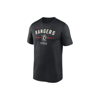 Nike T-Shirt Men's Black Texas Ranger Team