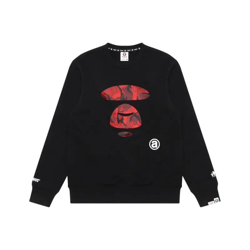 Aape Logo-print Crew Neck Sweater-0
