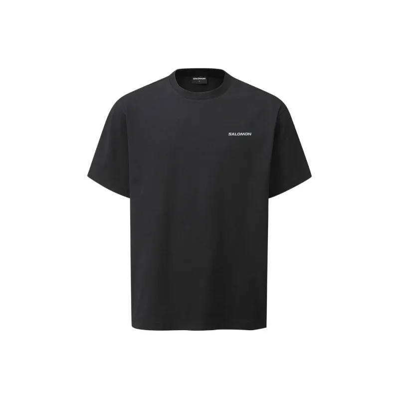 SALOMON UNI T Shirt Unisex Black-0