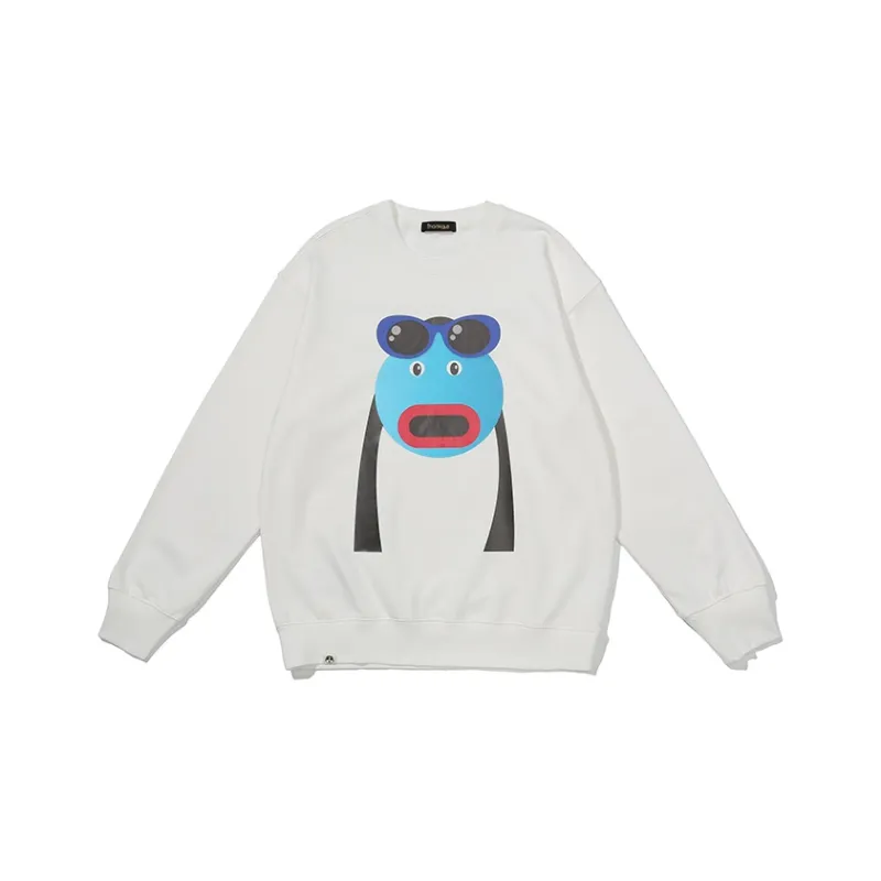 Thankque Sweatshirts Unisex White-0