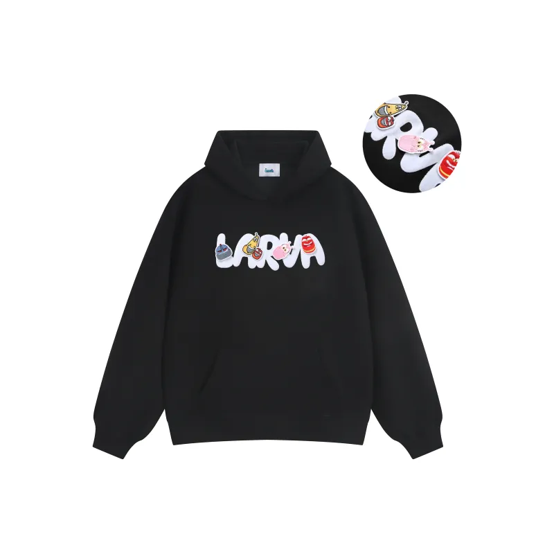 COMIC LARVA Sweatshirts Unisex-0