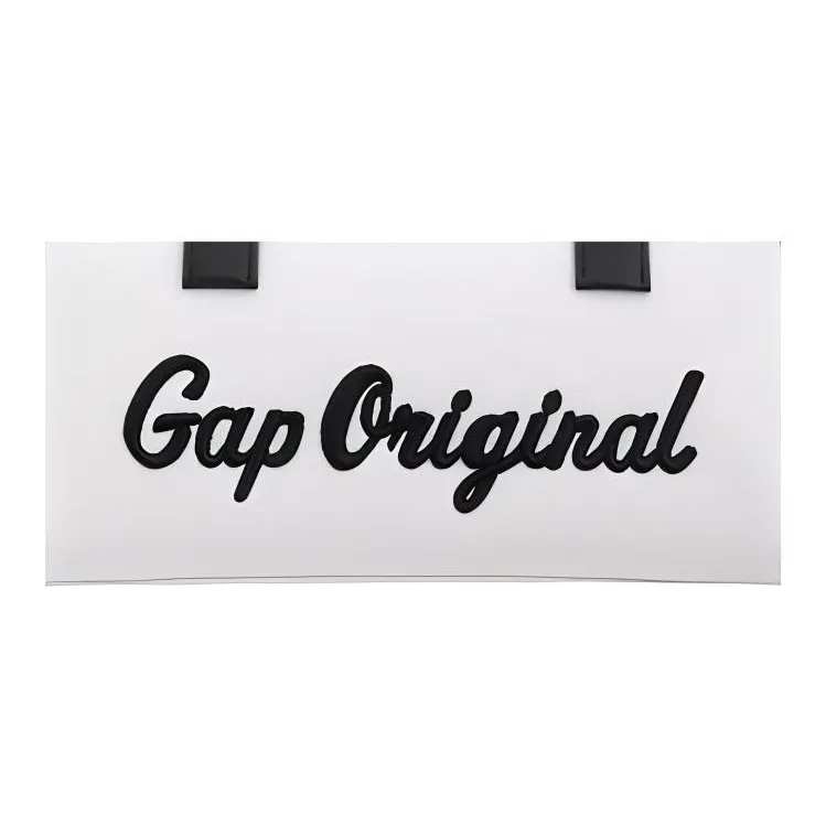 GAP Cotton Handbag Shoulder Bag Small Size Women's White-2