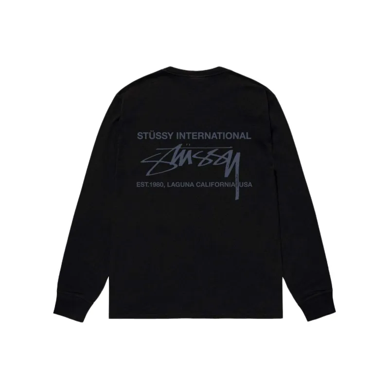 Stussy Smooth International L/S Tee-0