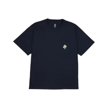 Converse Mushroom Oversized Fit Erkek Siyah T-Shirt T-Shirt Men's Black