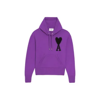 AMIPARIS Ami De Coeur Merino Wool Knit Hoode