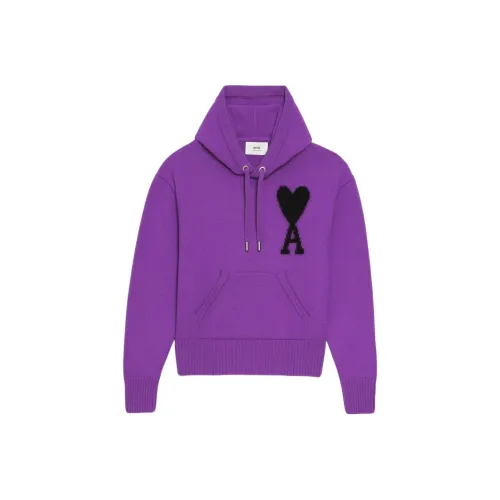 AMIPARIS Ami De Coeur Merino Wool Knit Hoode