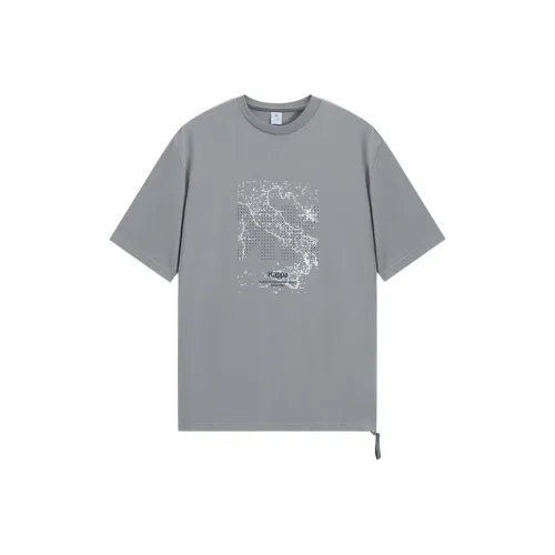 Kappa T-Shirts Men Gray