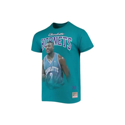 NBA Mitchell Ness Larry Johnson T-Shirt Men Green
