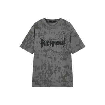 JOHN RICHMOND SS25 T Shirt Men's Black Gray
