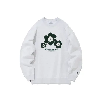 COVERNAT Sweatshirt Fall Unisex Light Gray