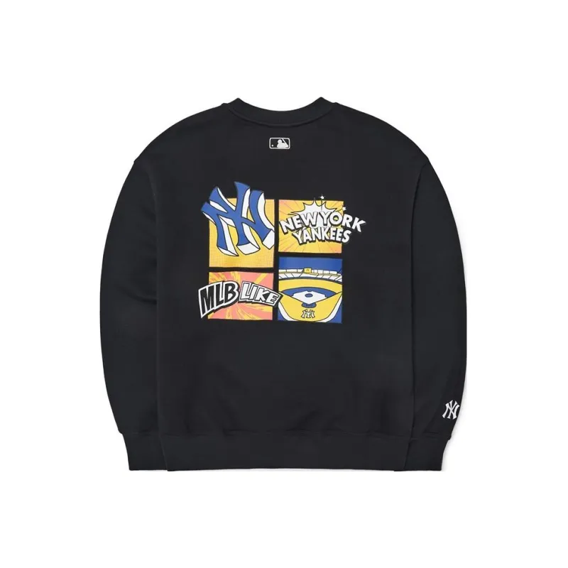MLB New York Yankees Sweatshirts Unisex Black-0