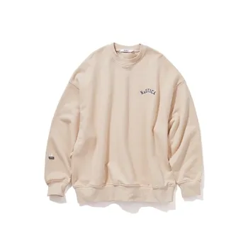 Nautica White Sail Crewneck Sweatshirt Unisex