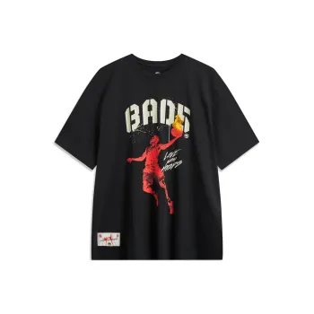 LiNing Basketball Collection T Shirt Men's Black