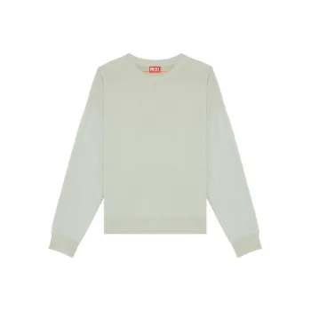 DIESEL Sweatshirts Men Gray Green