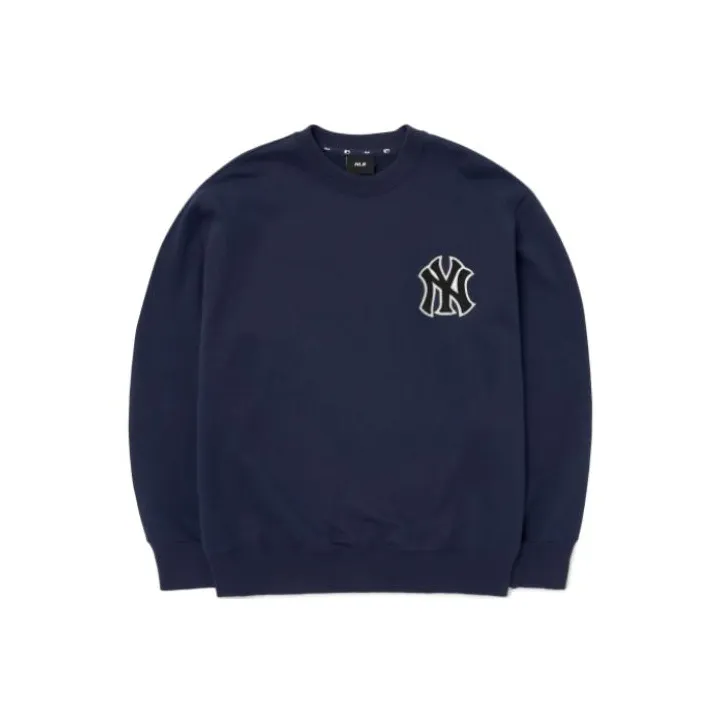 MLB Cashew Flower Sweatshirts Women's Dark Blue-0