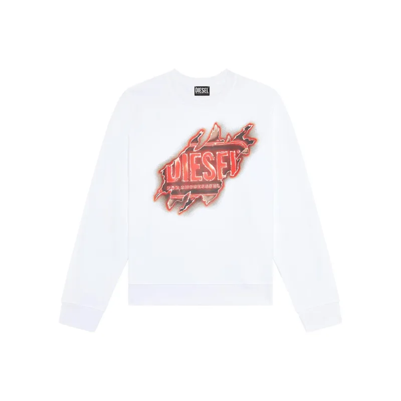 DIESEL Sweatshirts Men White-0