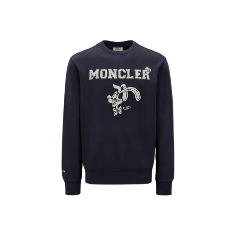 Moncler SS24 CNY Sweatshirts Men Marine Blue-0