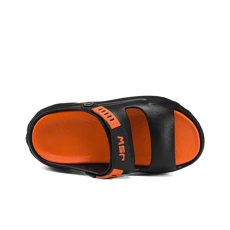 JEANSWEST Summer Trendy Brand Niche Design Beach Sandals Men's-5