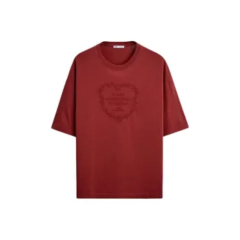 ZARA T Shirts Men Light Red