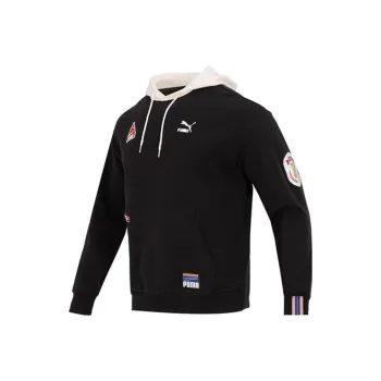 PUMA TEAM BADGE Sweatshirts Unisex Black