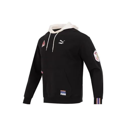 PUMA TEAM BADGE Sweatshirts Unisex Black