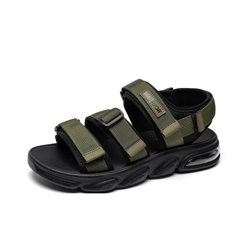 Warrior Beach Sandals Men's Army Green/Black-1