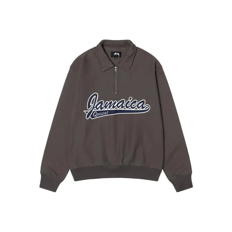 Stussy X Denim Tears Half Zip Fleece-0