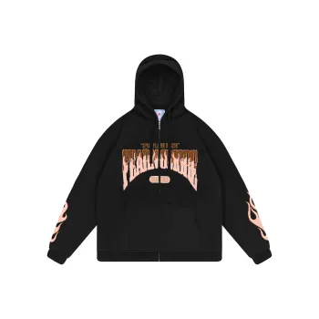 FEAROM Hooded Loose Fit Regular Sweatshirt Unisex