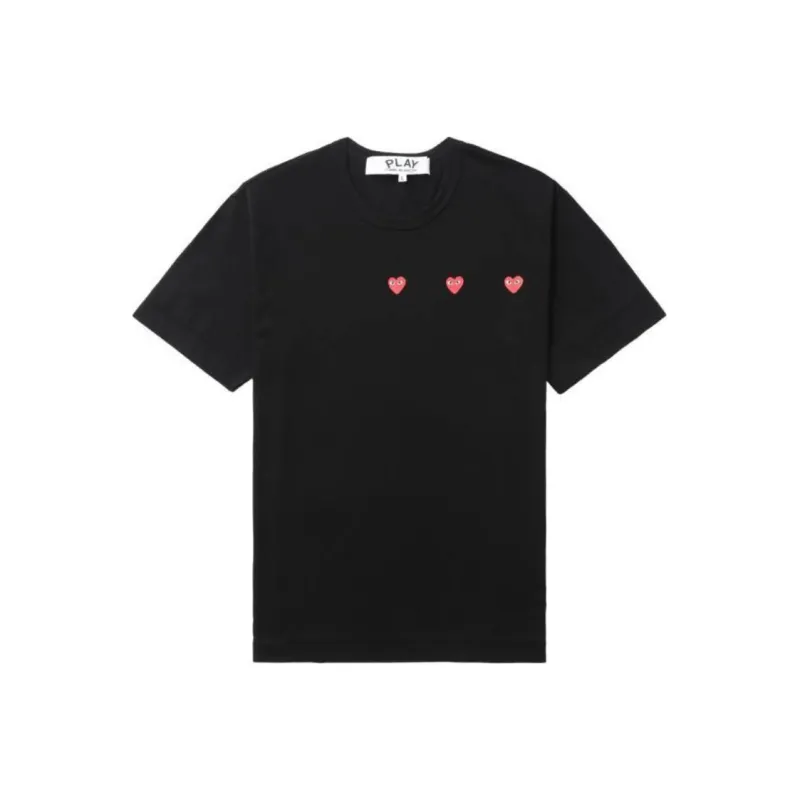 CDG Play T Shirts Men Black-0