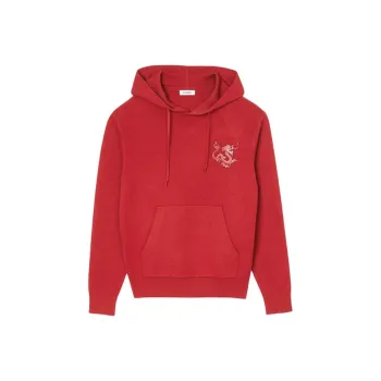 Sandro Year Of The Dragon Capsule Series Sweatshirts Unisex Red