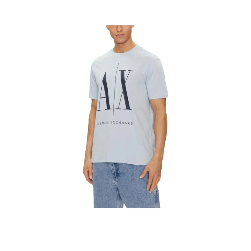 ARMANI EXCHANGEAE T Shirt Men Light Blue-0
