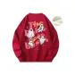 Burgundy[Crew Neck Thickened and Fleece-Lined]