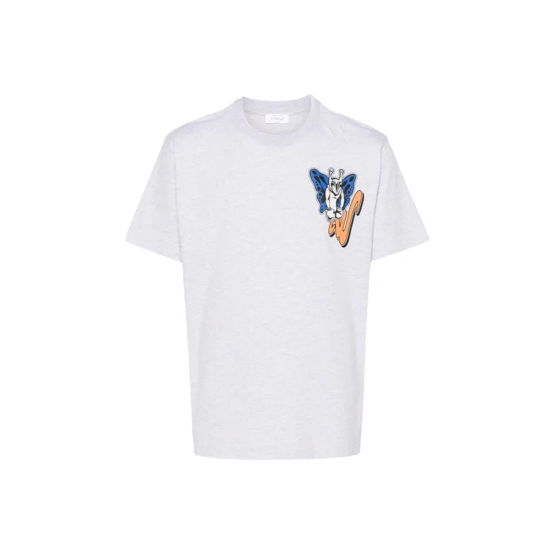 OFF WHITE Logo Printed Crewneck T Shirt-0